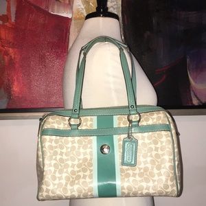 Gorgeous and Real Coach Signature bag.